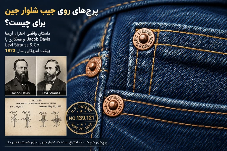 پرچ‌های روی جیب شلوار جین برای چیست؟ داستان واقعی اختراع آن‌ها