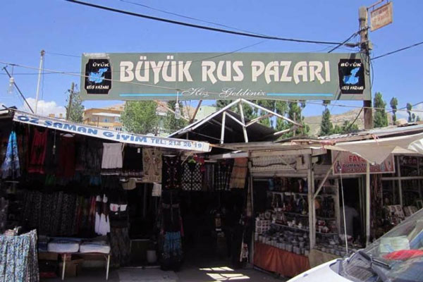 بازار روس ها در وان ترکیه