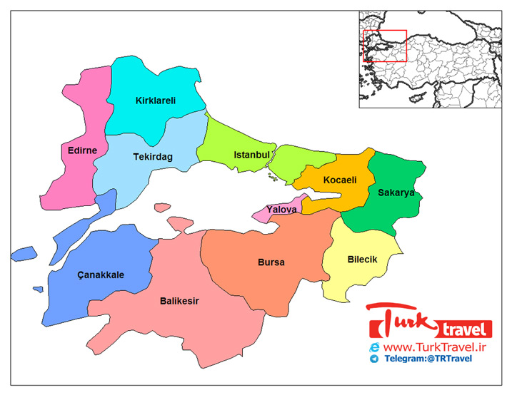 راهنمای تقسیمات کشوری ترکیه