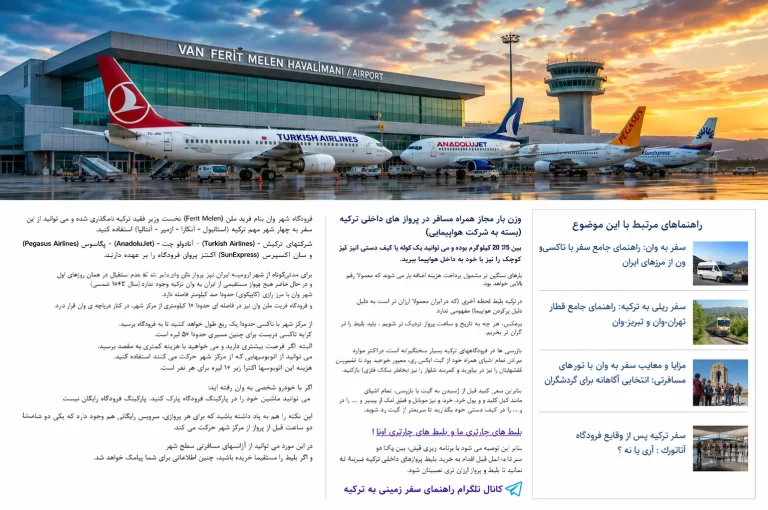 فرودگاه فریت ملن وان ۲۰۲۶؛ پروازها، دسترسی، بار و نکات مسافران ایرانی